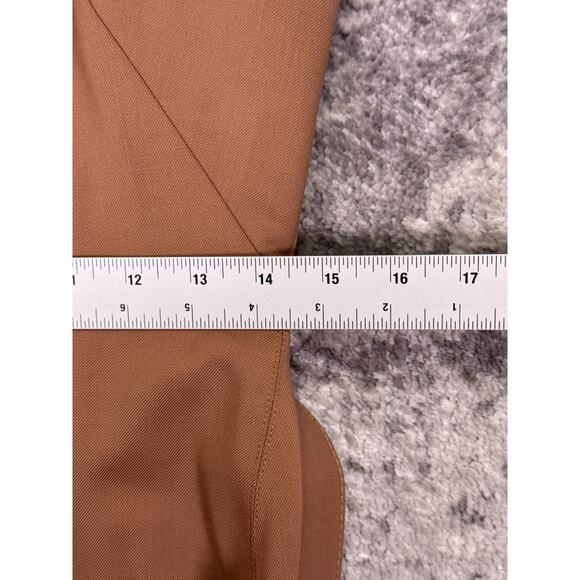 MM LaFleur Dress 2 Womens Cynthia Dress Washable Wool Twill Brown Camel - Picture 5 of 8